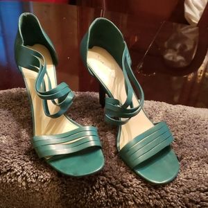 VIA SPIGA Teal Sandals